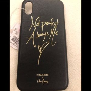 NWT Coach x Selena Gomez iPhone X case